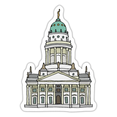 French Cathedral Berlin - Sticker