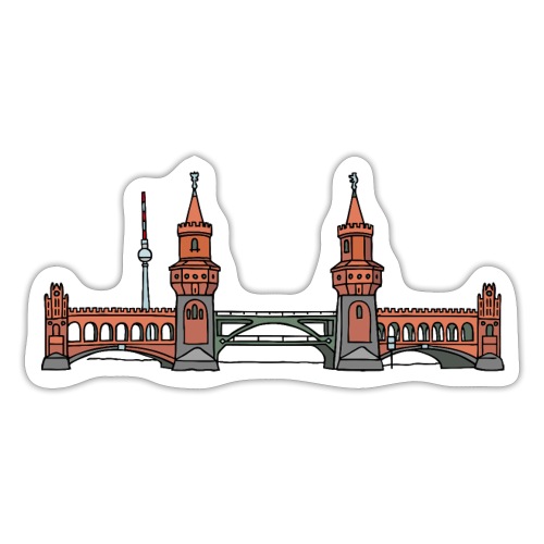 Oberbaum Bridge Berlin - Sticker