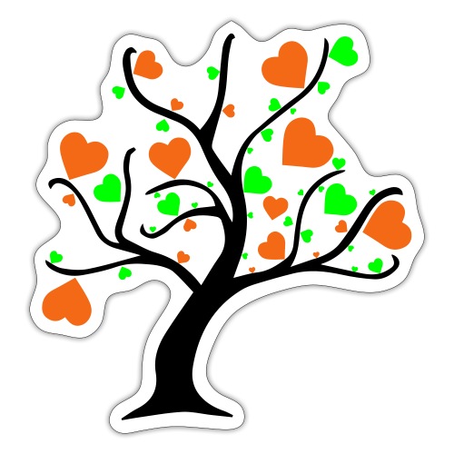Tree of Hearts - Sticker