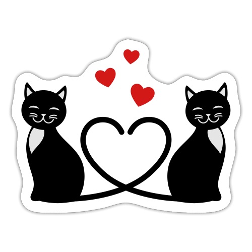 Cat Love - Sticker