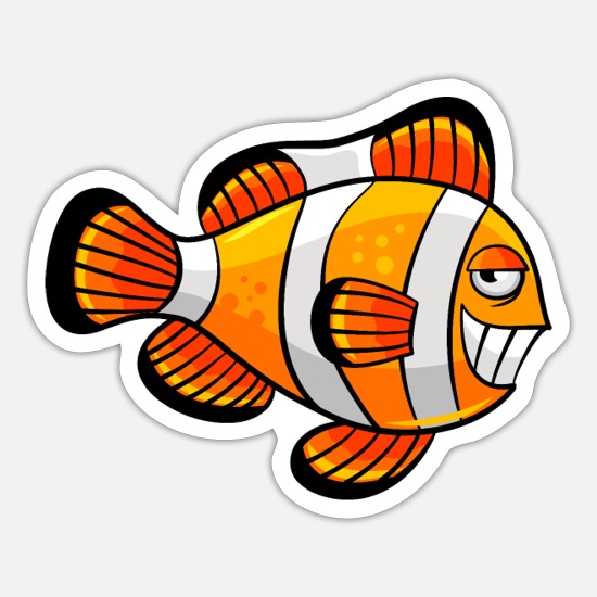 Clown fish' Sticker | Spreadshirt