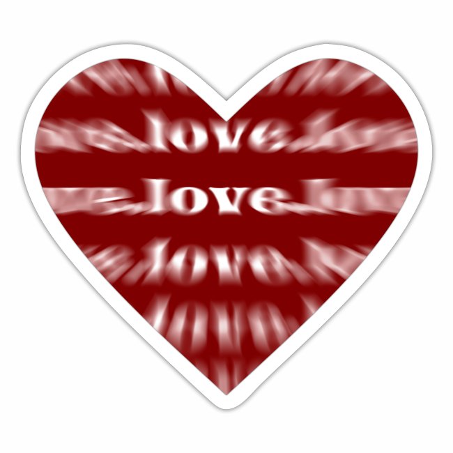 Love Heart Red - Girlfriend Gift Idea