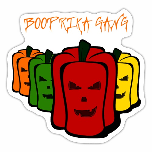 Booprika Mix Halloween Paprika Shirt Gift idea - Sticker