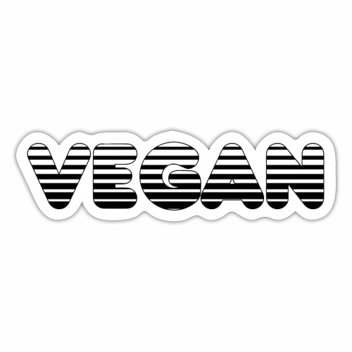 Vegan Shirt Gift Idea Gifts Ideas nagev - Sticker
