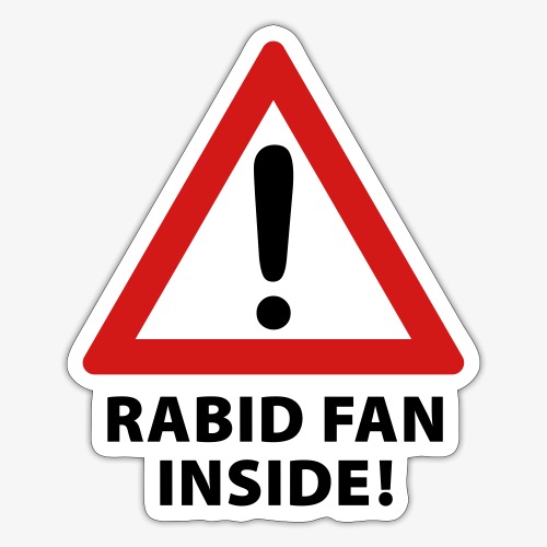Rabid Fan Inside - Sticker