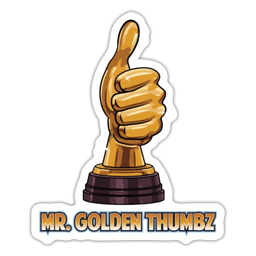 Mr. Golden Thumbz 1K Subscriber Achievement - Sticker