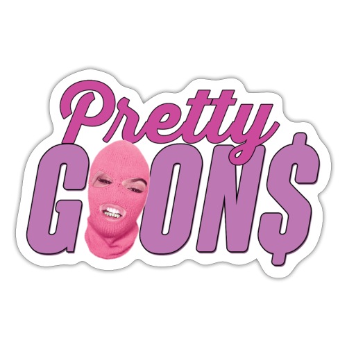 Pretty-Goons-Logo-PURPLE - Sticker