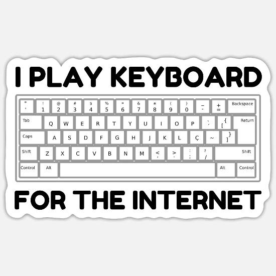 Keyboard Internet' Sticker | Spreadshirt