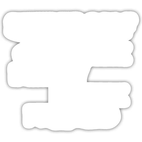 Funny Golf Term Tee - Birdie Bogey Eagle Par - Sticker