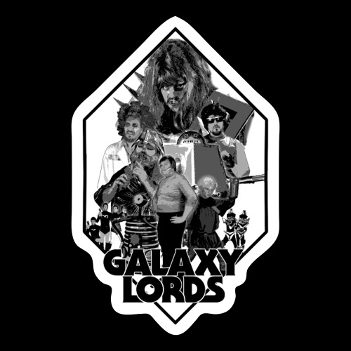 Galaxy Lords Monochrome Design - Sticker