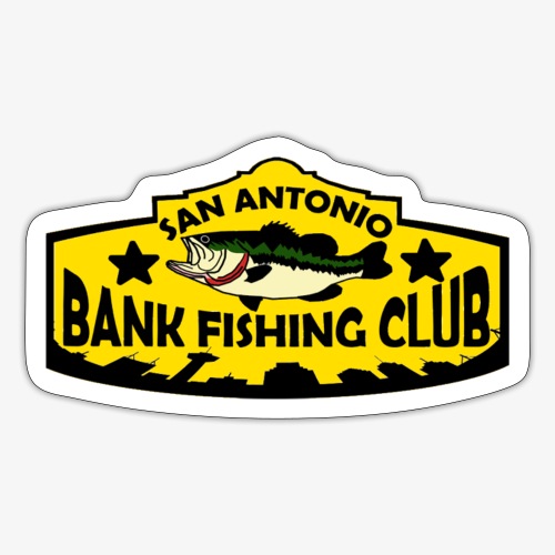 San Antonio Bank Fishing Club Color Logo - Sticker