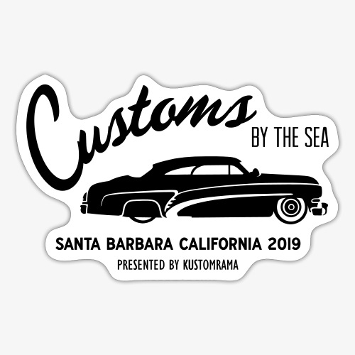 Customs by the Sea 2019 White - Sticker