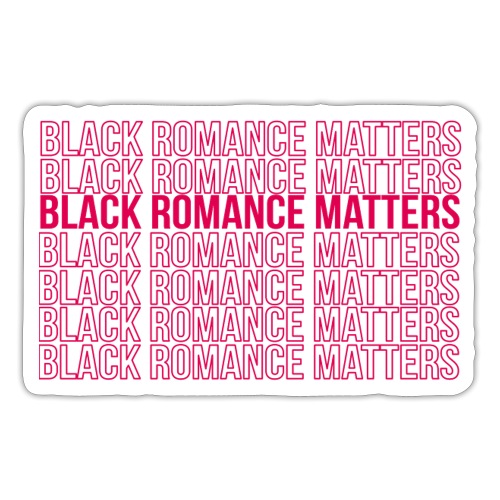 Black Romance Matters Grocery Bag tee - Sticker