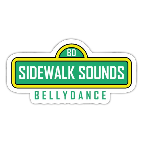 Sidewalk Sounds Bellydance - Sticker