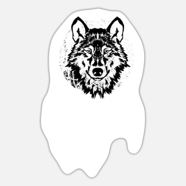 Timber Wolf Stickers | Unique Designs | Spreadshirt