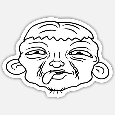 freaked out face drawing