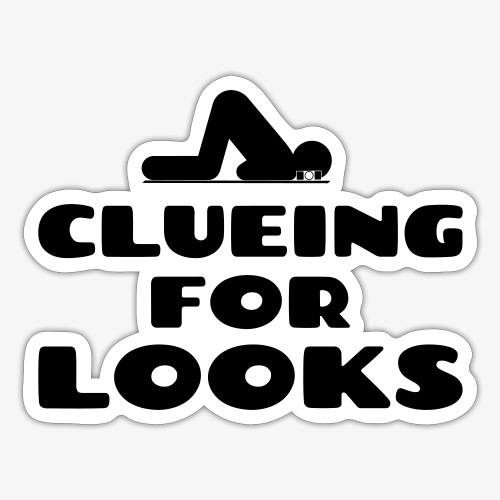 Clueing for Looks (free choice of design color) - Sticker