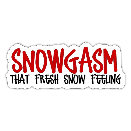 Snowgasm - Sticker