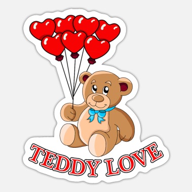 Teddy Bear Cute Baby Funny Love Animal Toy Gift' Sticker | Spreadshirt