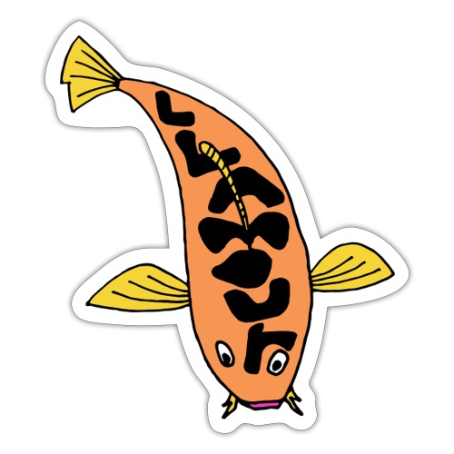 Llamour fish. - Sticker