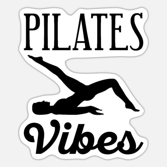 Pilates Vibes Exercise Workout Gift' Sticker