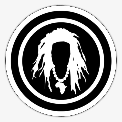 Black circle logo - Sticker