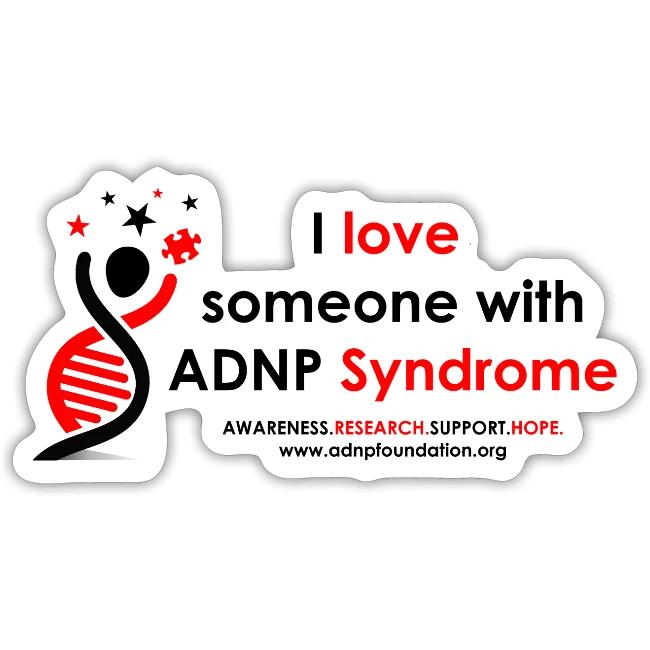 I LOVE SOMEONE WITH ADNP SYNDROME RED AND BLACK FO