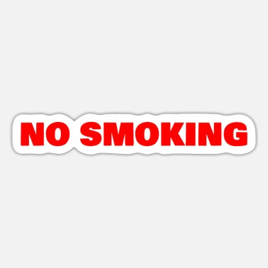 No Smoking Stickers | Unique Designs | Spreadshirt