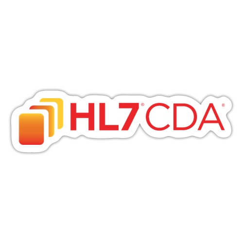 HL7 CDA Logo - Sticker