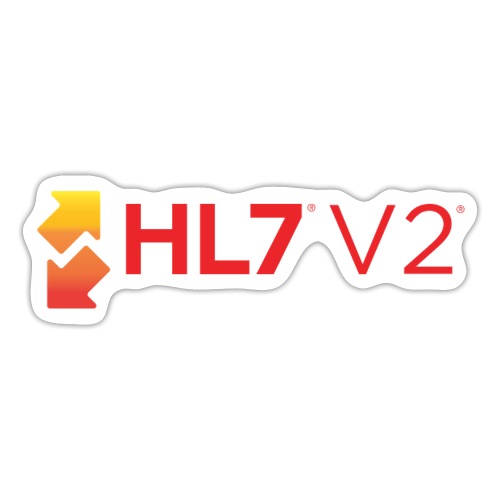 HL7 Version 2 Logo - Sticker