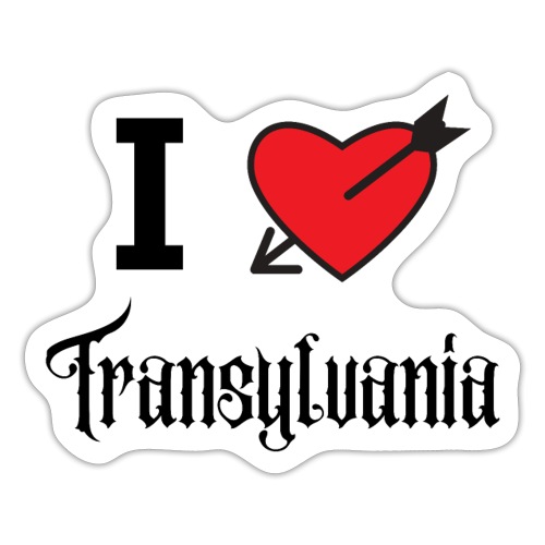 I love Transylvania - Sticker