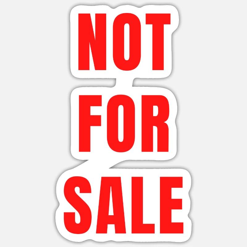 NOT FOR SALE