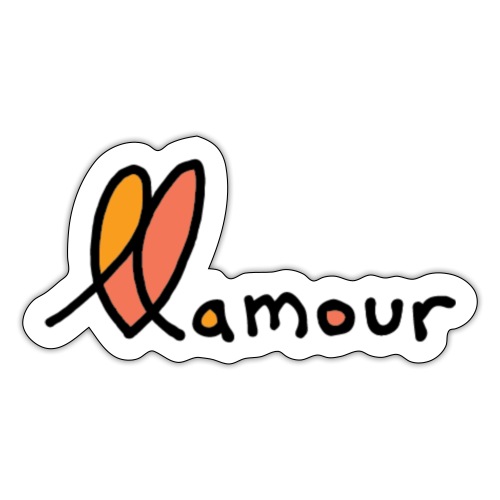 llamour logo - Sticker