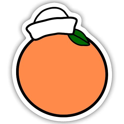 Naval Orange - Sticker