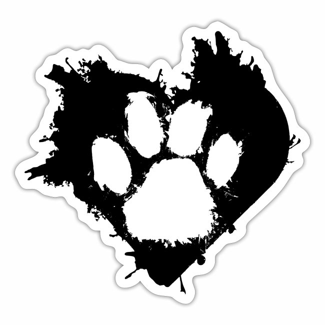 Splash Paw Heart - Animal Friends Logo Gift Ideas