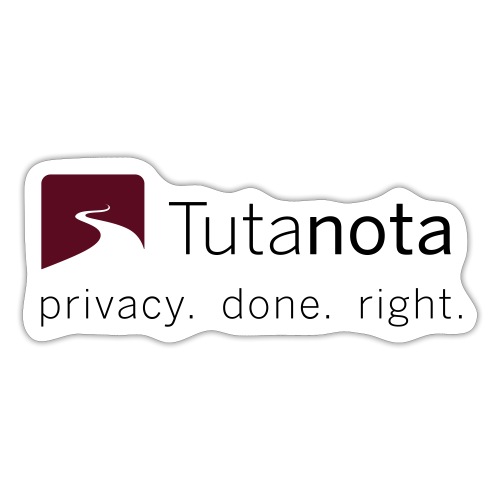 Tutanota - Privacy. Done. Right. - Sticker