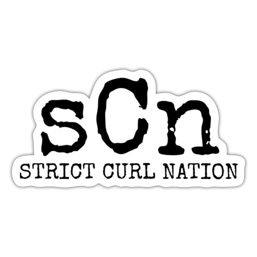 SCN black logo - Sticker