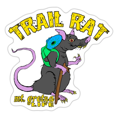 TRAIL RAT HIKE - Sticker