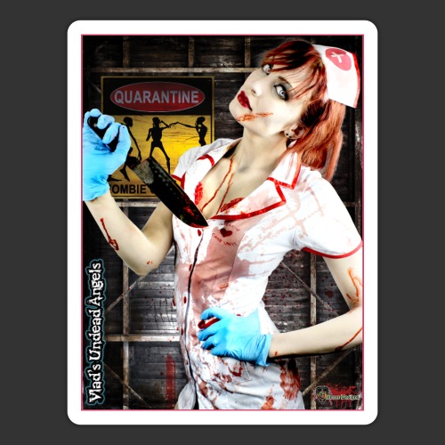Live Undead Angels: Zombie Nurse Abigail 1 - Sticker