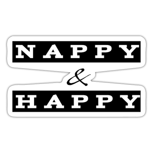 Nappy and Happy - Sticker