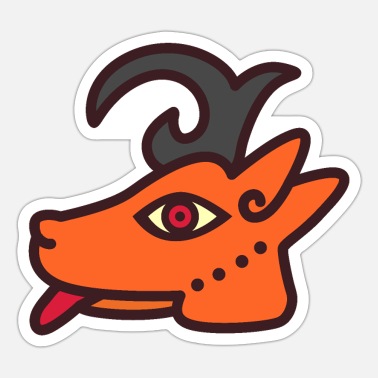 Aztec Symbol Deer Tribal Tattoo Gift' Sticker | Spreadshirt