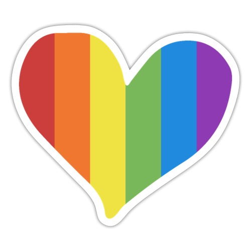 Pride Rainbow Heart - Sticker