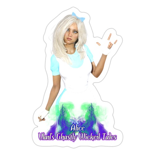 Vlad's Fairy Tales: Alice Of Wonderland - Sticker
