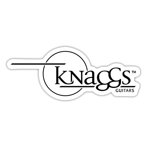 Knaggs Logo Circle black - Sticker