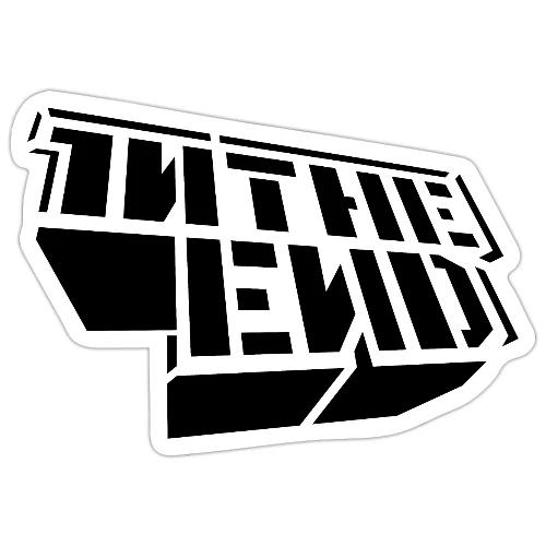 Meteora Stencil Logo - Sticker