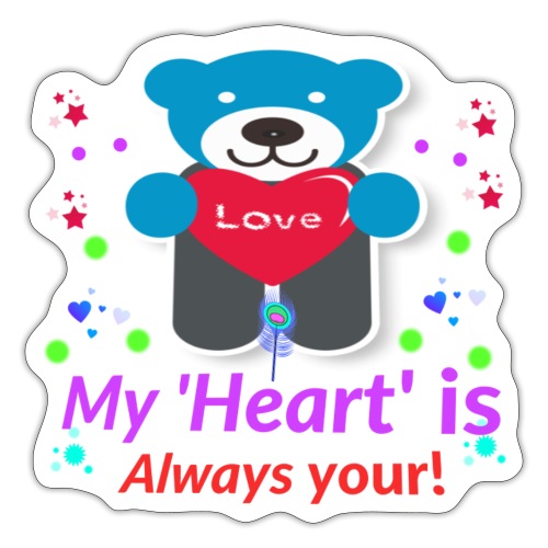 My heart - Sticker