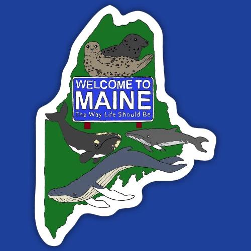 Welcome to Maine Color - Sticker