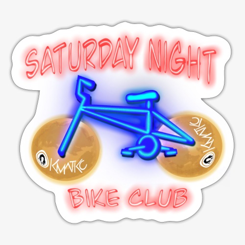 Saturday Night Bike Club - Sticker