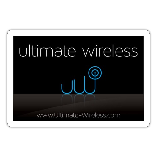 Ultimate Wireless Full Logo - Sticker