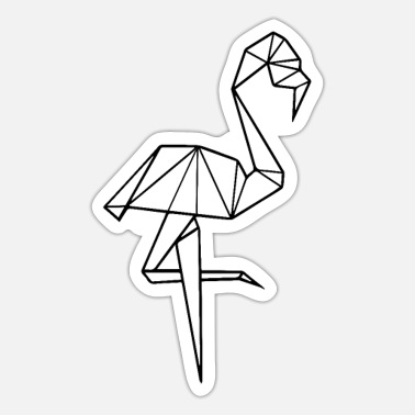 Storks - Storks Geometric - Geometric Art' Sticker | Spreadshirt